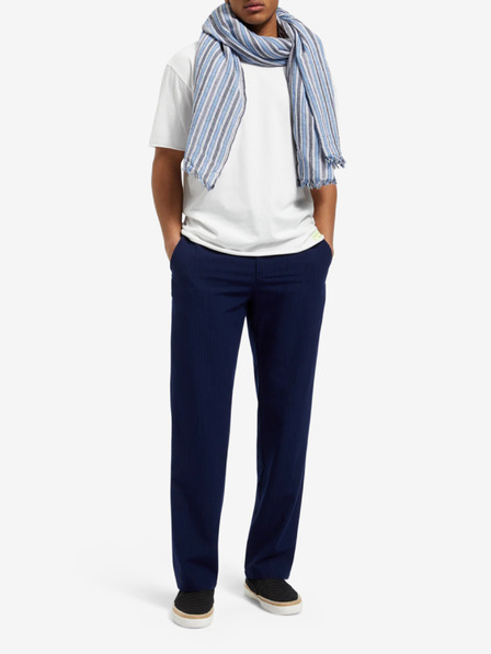 Scotch & Soda Pantaloni Scotch & Soda Finch albastru închis pentru bărbați