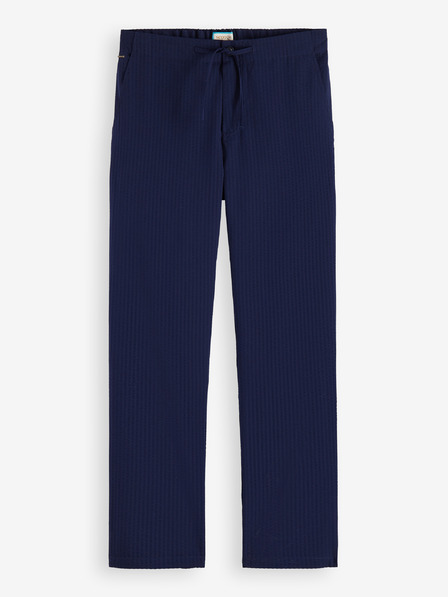Scotch & Soda Pantaloni Scotch & Soda Finch albastru închis pentru bărbați