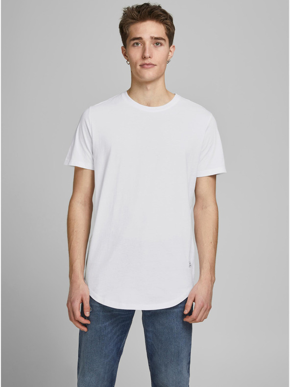 Jack & Jones Tricou de bază alb pentru bărbați Jack & Jones