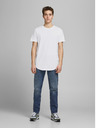 Jack & Jones Tricou de bază alb pentru bărbați Jack & Jones