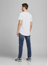 Jack & Jones Tricou de bază alb pentru bărbați Jack & Jones