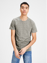 Jack & Jones Tricou de bază cu dungi gri Jack & Jones Basic