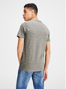 Jack & Jones Tricou de bază cu dungi gri Jack & Jones Basic