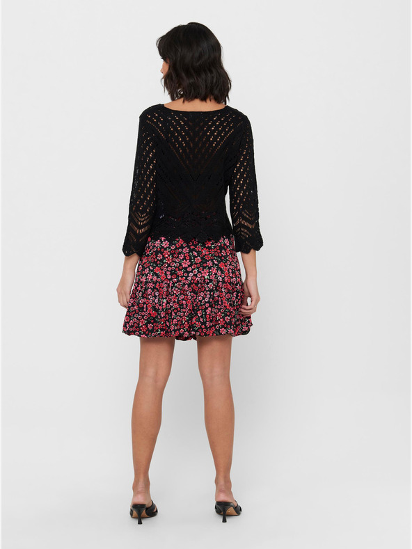 Jacqueline de Yong Pulover scurt negru JDY-New Sun