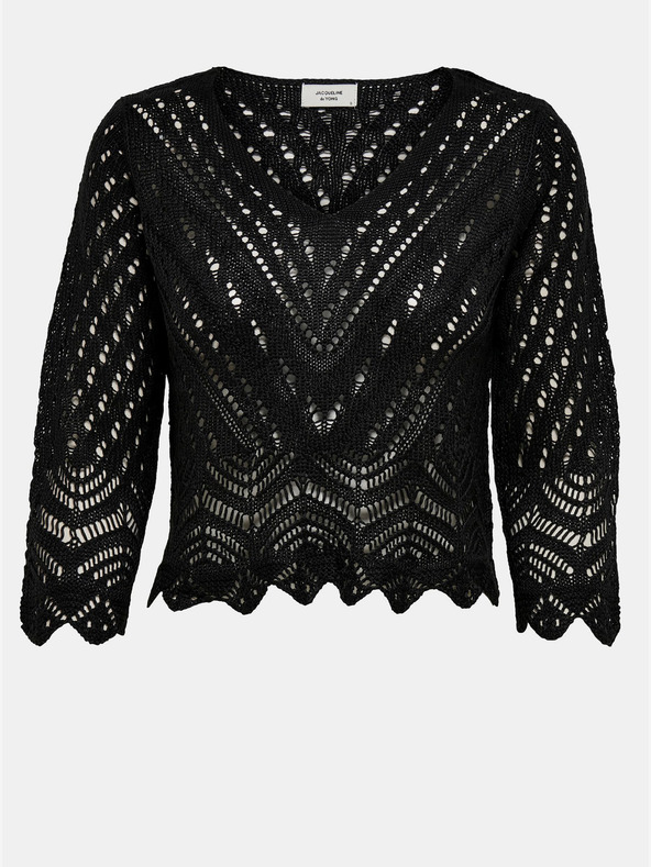 Jacqueline de Yong Pulover scurt negru JDY-New Sun