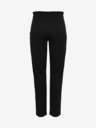 Jacqueline de Yong Pantaloni cropped negri cu cravată JDY Catia