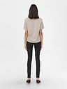 Jacqueline de Yong Pantaloni skinny fit negri cu finisaj JDY New Thunder