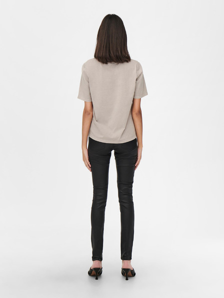 Jacqueline de Yong Pantaloni skinny fit negri cu finisaj JDY New Thunder