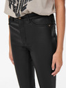 Jacqueline de Yong Pantaloni skinny fit negri cu finisaj JDY New Thunder