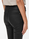 Jacqueline de Yong Pantaloni skinny fit negri cu finisaj JDY New Thunder