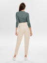 ONLY Tricou costeliv verde pentru femei ONLY Emma