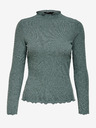 ONLY Tricou costeliv verde pentru femei ONLY Emma