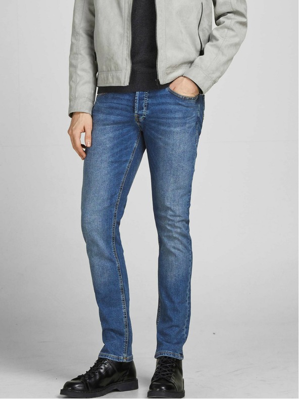 Jack & Jones Blugi slim fit albaștri Jack & Jones Glenn