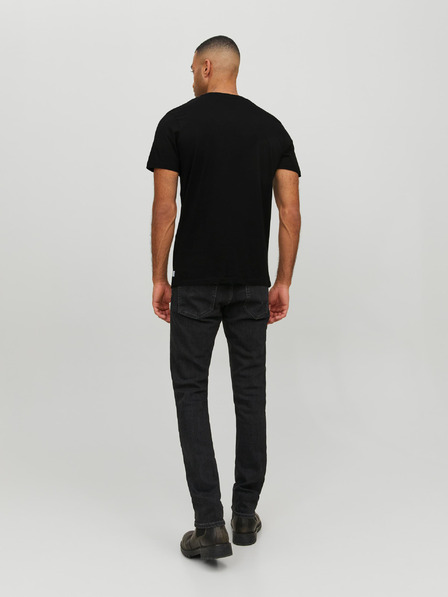 Jack & Jones Tricou de bază negru pentru bărbați Jack & Jones