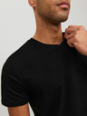 Jack & Jones Tricou de bază negru pentru bărbați Jack & Jones