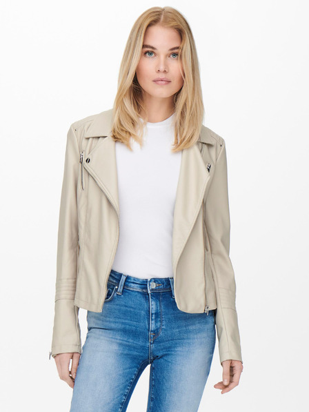 ONLY Crem Curvy din piele pentru femei ONLY Gemma