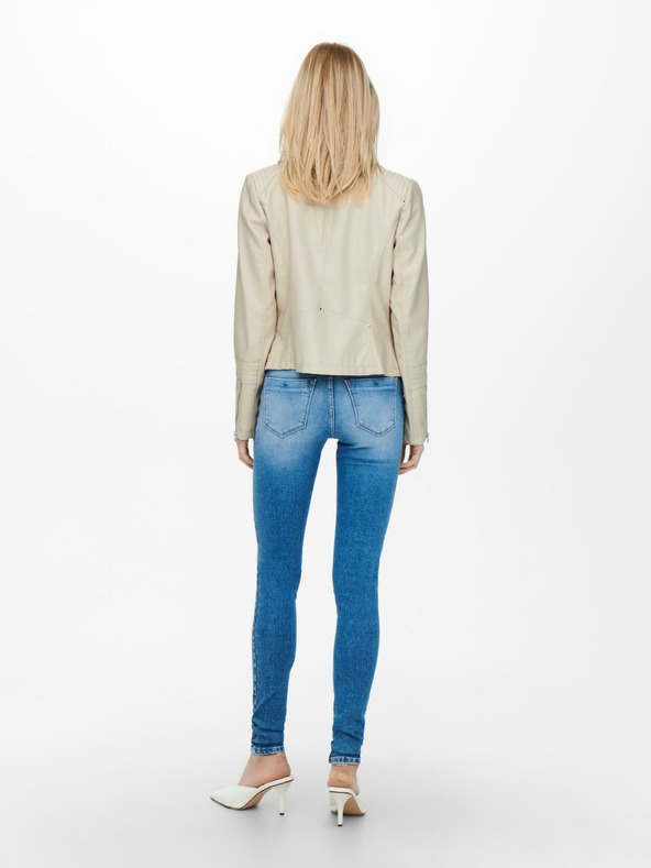 ONLY Crem Curvy din piele pentru femei ONLY Gemma