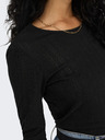 ONLY Tricou negru cu mânecă lungă pentru femei ONLY Carlotta