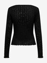 ONLY Tricou negru cu mânecă lungă pentru femei ONLY Carlotta