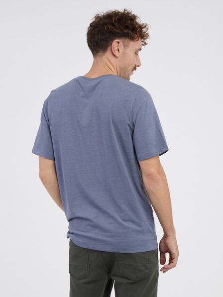Jack & Jones Cămașă de bază albastră cu dungi pentru bărbați Jack & Jones Organic