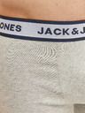 Jack & Jones Set de trei boxeri pentru bărbați în gri deschis, alb și albastru închis Jack & Jones Solid