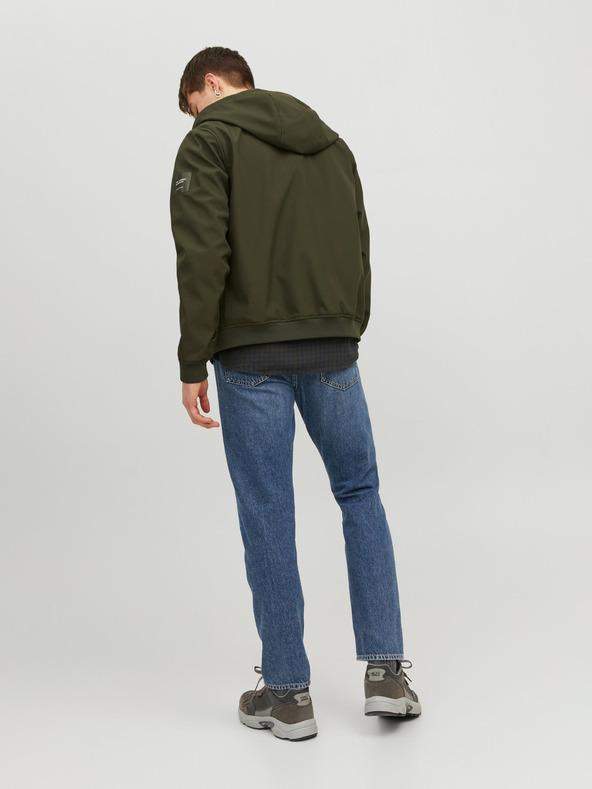 Jack & Jones Jachetă Jack & Jones Basic Lightweight Softshell kaki pentru bărbați