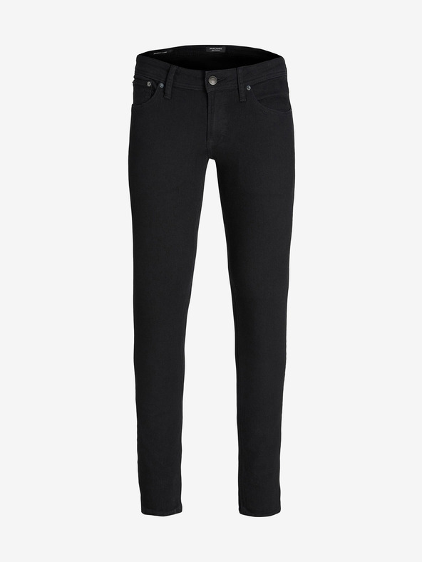 Jack & Jones Blugi skinny fit negri pentru bărbați Jack & Jones Liam
