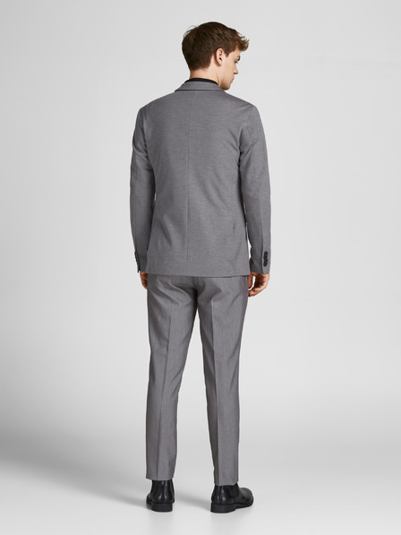 Jack & Jones Pantaloni de costum gri pentru bărbați Jack & Jones Franco