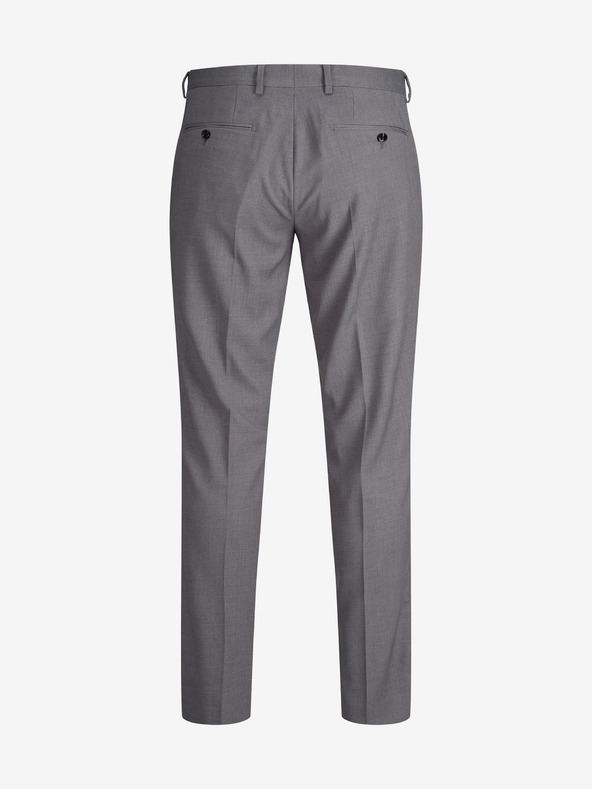 Jack & Jones Pantaloni de costum gri pentru bărbați Jack & Jones Franco