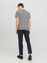 Jack & Jones Pantaloni chino cropped albastru închis pentru bărbați Jack & Jones Marco