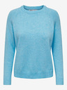 ONLY Pulover basic albastru deschis pentru femei ONLY Lesly