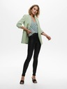 ONLY Blazer cu mânecă trei sferturi verde deschis pentru femei ONLY Elly