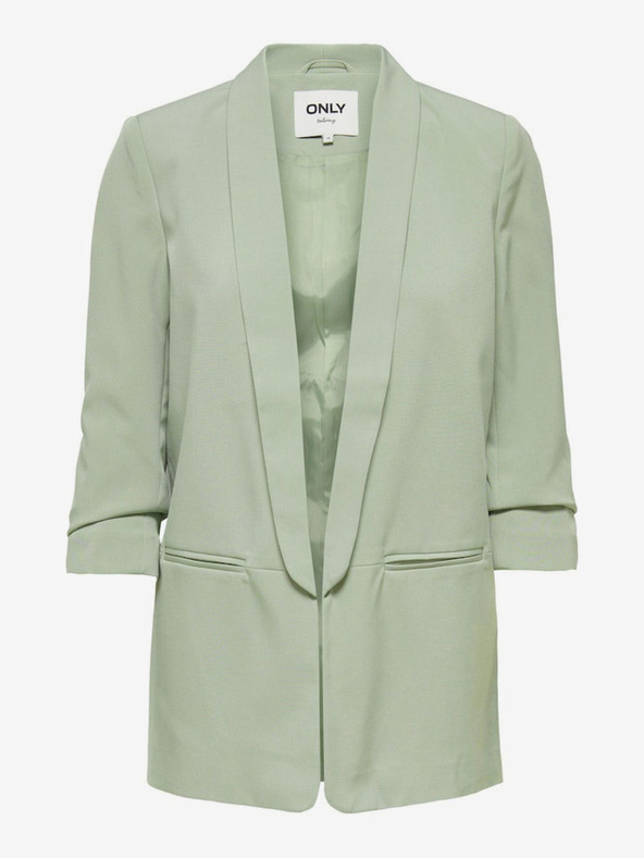 ONLY Blazer cu mânecă trei sferturi verde deschis pentru femei ONLY Elly