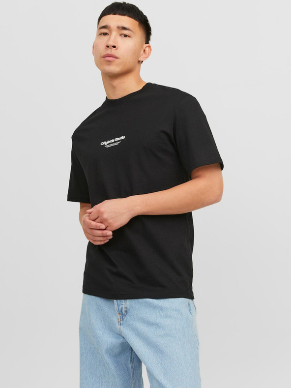 Jack & Jones Tricou negru Jack & Jones Vesterbro pentru bărbați