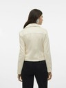 Vero Moda Jachetă de damă Vero Moda Jose din piele de căprioară crem