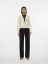 Vero Moda Jachetă de damă Vero Moda Jose din piele de căprioară crem