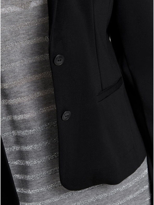 ONLY Jachetă neagră pentru femei ONLY Pop Trash