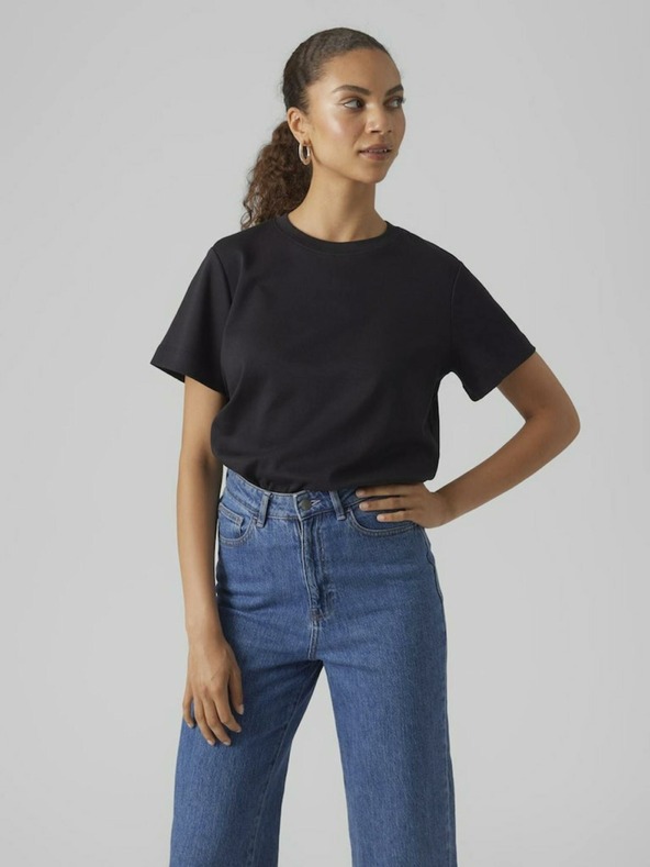 Vero Moda Cămașă neagră pentru femei Vero Moda Naima