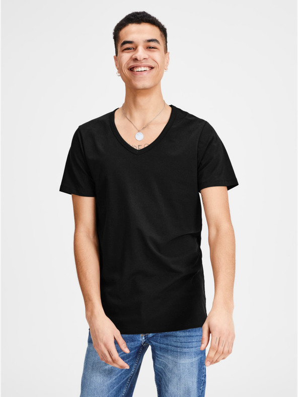 Jack & Jones Tricou basic negru Jack & Jones Basic