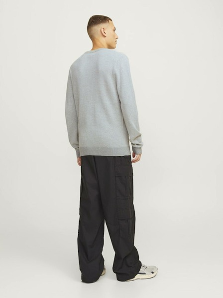 Jack & Jones Pulover Jack & Jones Globe gri deschis pentru bărbați