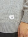 Jack & Jones Pulover Jack & Jones Globe gri deschis pentru bărbați