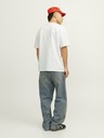 Jack & Jones Tricou alb Jack & Jones Frederiks pentru bărbați