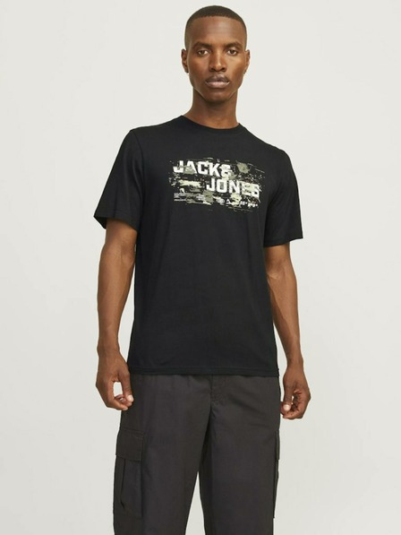 Jack & Jones Tricou negru Jack & Jones Outdoor pentru bărbați