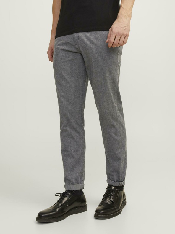 Jack & Jones Pantaloni chino pentru bărbați Jack & Jones Marco gri