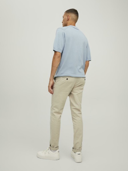 Jack & Jones Pantaloni Chino pentru bărbați Jack & Jones Marco Beige