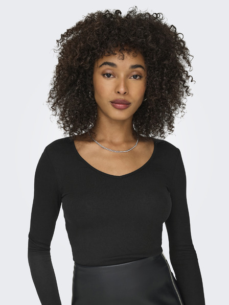 ONLY Tricou negru pentru femei ONLY Kava
