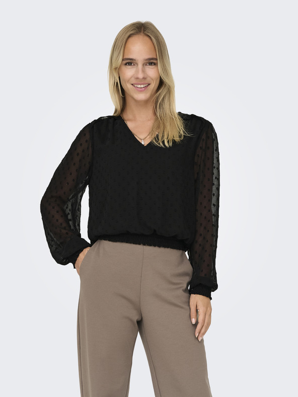 ONLY Bluză neagră pentru femei ONLY Elmira