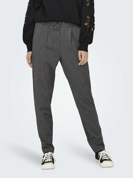 ONLY Pantaloni ONLY Poptrash gri închis pentru femei