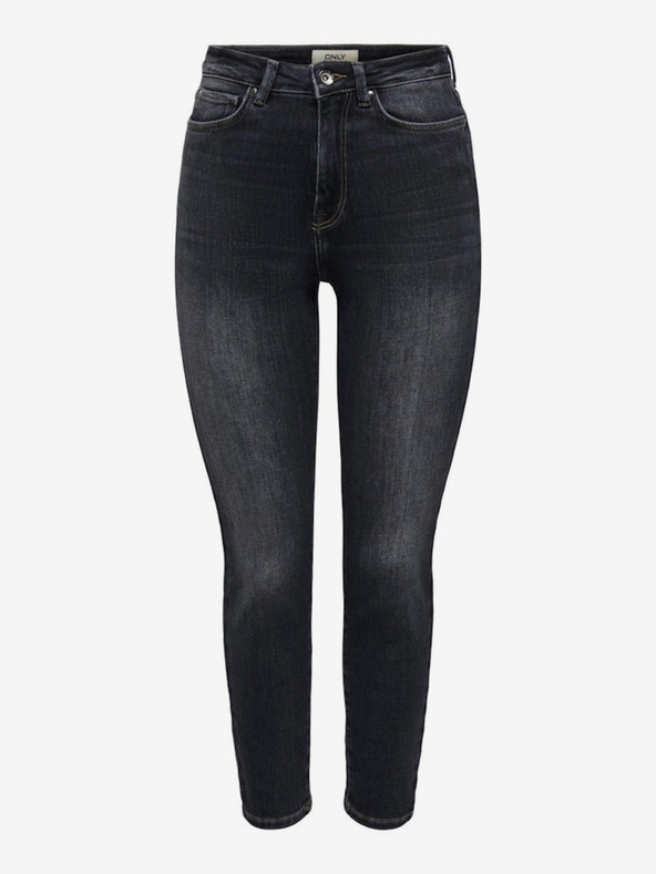 ONLY Blugi negri cu croială dreaptă pentru femei ONLY Emily