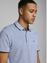 Jack & Jones Tricou polo albastru deschis Jack & Jones Paulos